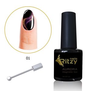 “Aurora AB” 7D Magnetic Gel Polish – 01 Pink Magenta