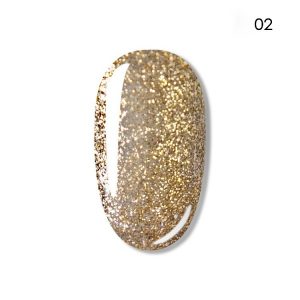 Ritzy DIAMOND RIVIERA Gel Polish “Rose Gold” 02