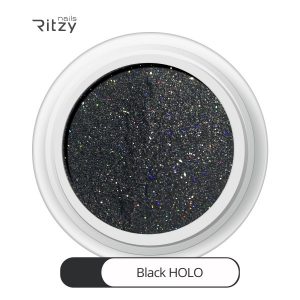 “Black” HoLo superfine glitter 11