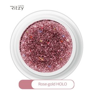 “Rose-Gold” HoLo superfine glitter 05