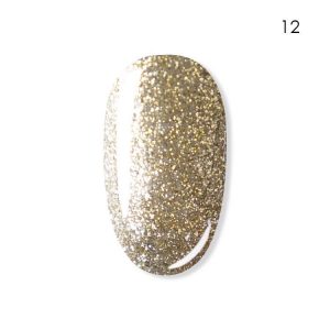 Ritzy DIAMOND RIVIERA Gel Polish “Tiffany Gold” 12