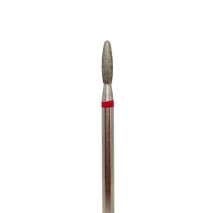 Diamond Cuticle Bit “Flame”- safe end Red 2.10