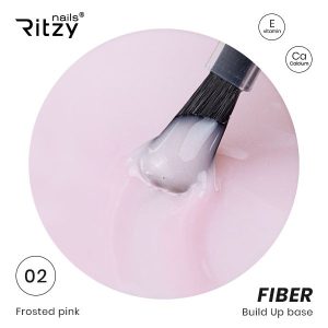FIBER Build Up Base “FROSTED PINK” 02 with vit.E & Ca (BIAB)